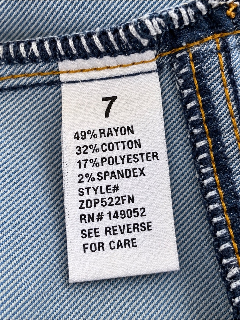 Fashion Nova Light Blue High-Rise Flared Jeans size 7 - Picture 4 of 5